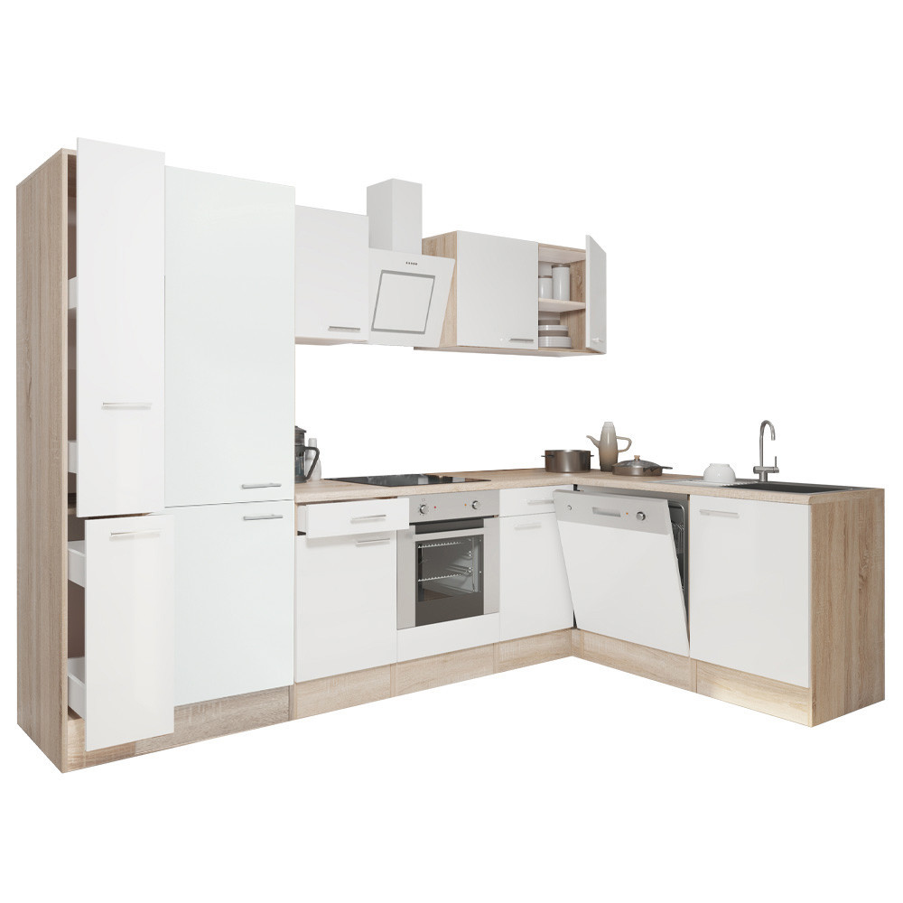 Mobilier bucătărie - Leziter Dulap de bucătărie de colț Yorki 310 cu cuptor inferior și rafturi