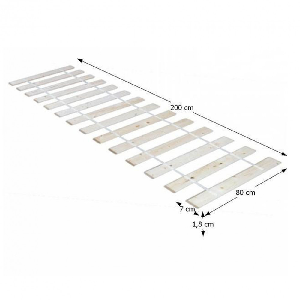 Homelux Cadru de pat 80x200 cm LT0323 cu lamele [1]