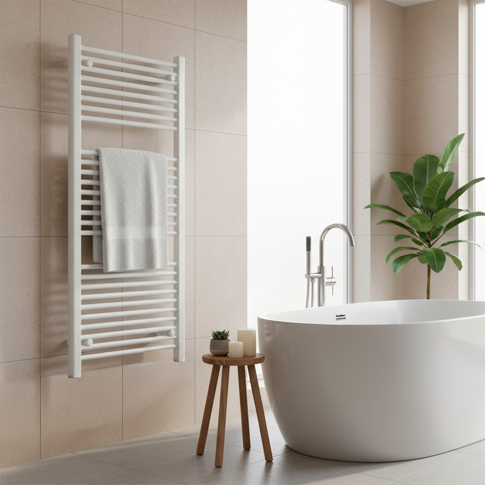 Leziter Uscător de prosoape drept radiator 1200x600 mm alb [1]