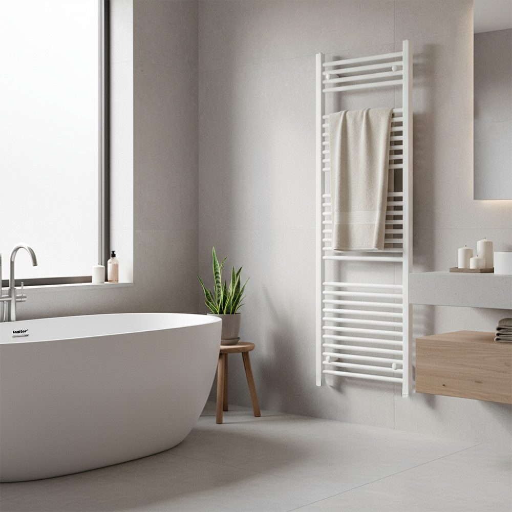 Leziter Radiator uscător de prosoape drept 1600x600 mm alb [1]