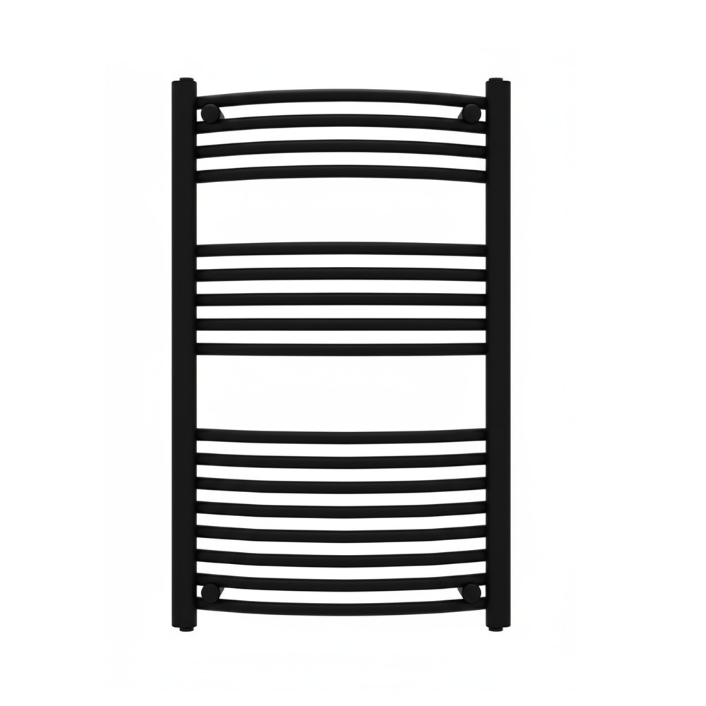 Radiator de prosoape curbat - Leziter Radiator curbat pentru uscător de prosoape 1000x500 mm negru