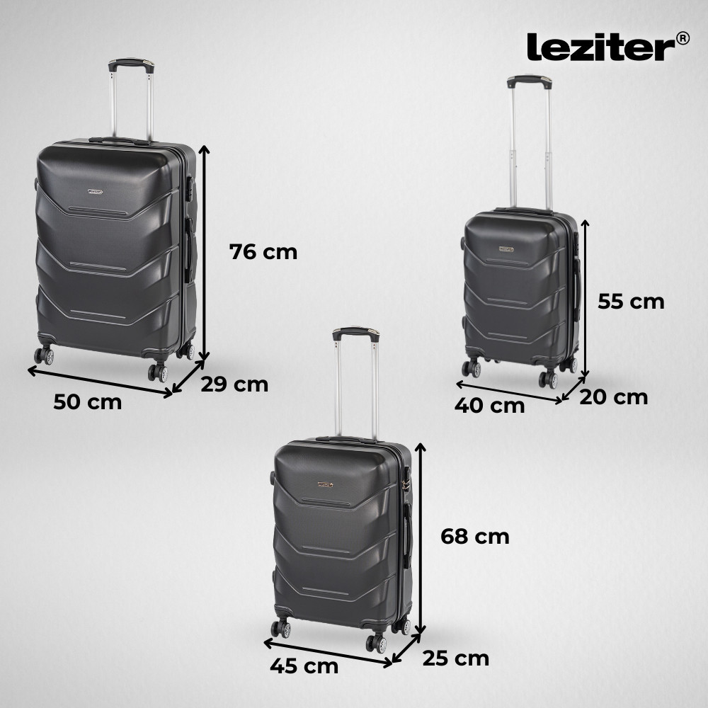 Leziter Set de valize cu rol TraveLux Max XI [2]