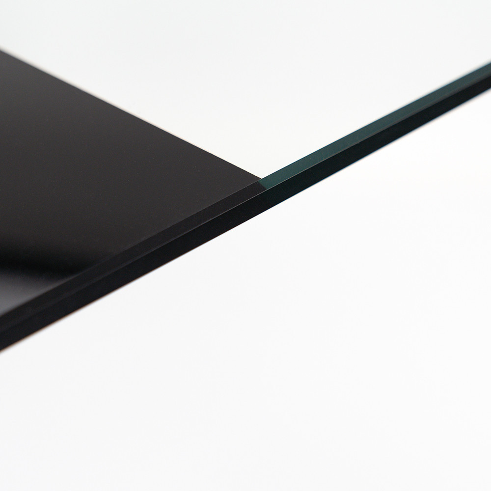 Leziter Masă de dining pătrată Riona din sticlă, 120 cm [7]