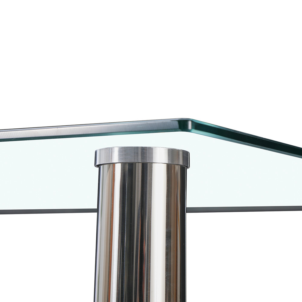 Leziter Masă de dining pătrată din sticlă Berna 120 cm [4]