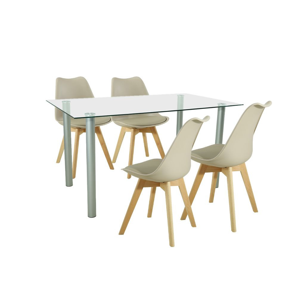 Set masă - Leziter Set de masă Midori 4 în 1 bej