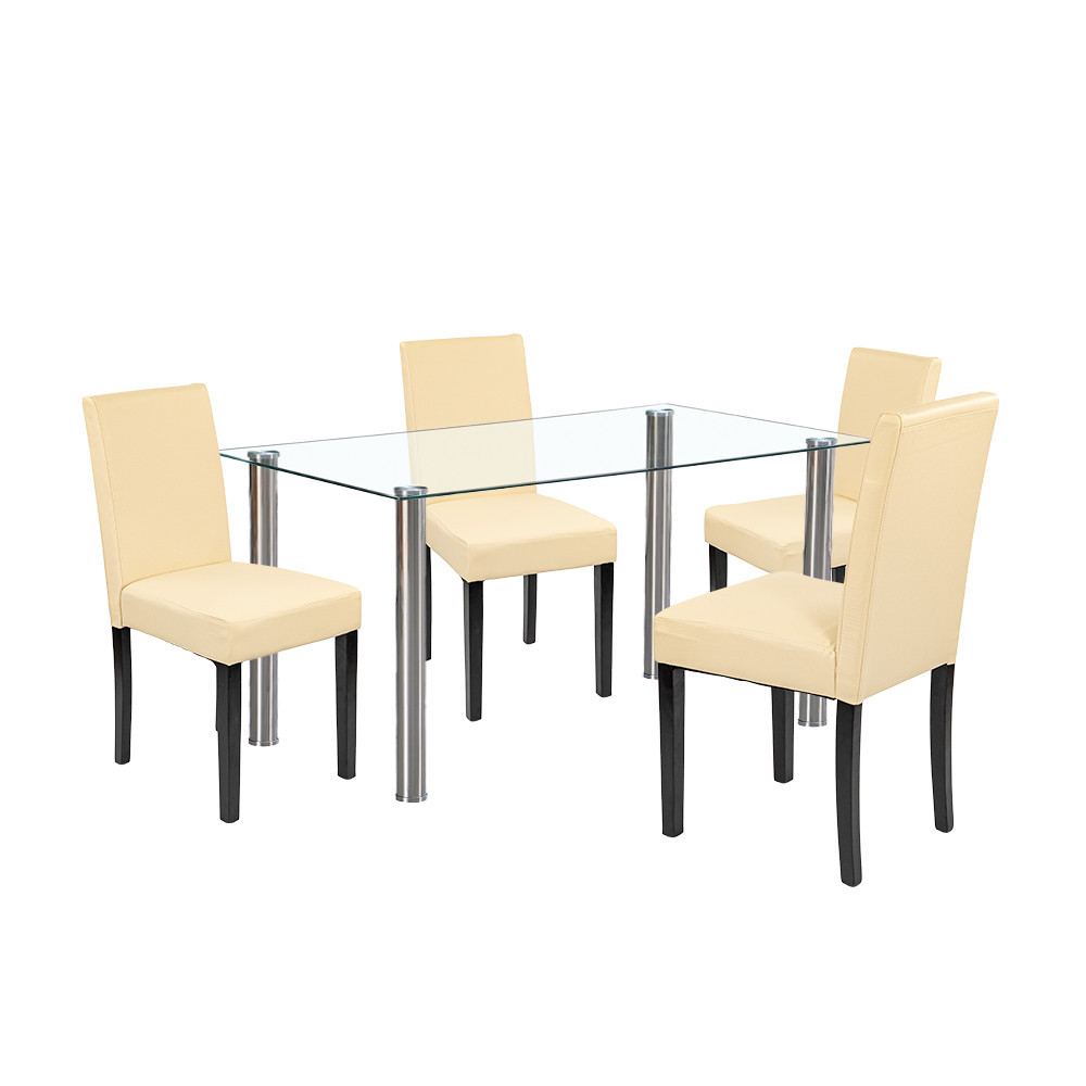 Set masă - Leziter Set de masă Cadiz 4 1 alb-bej