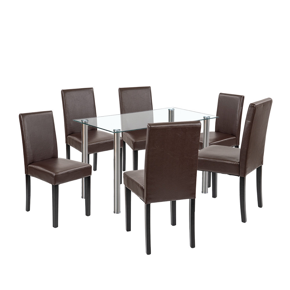 Set masă - Leziter Set de masă Cadiz 6 1 alb-maro