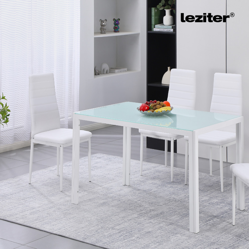 Leziter Masă pătrată Ezra 140 cm din sticlă [1]