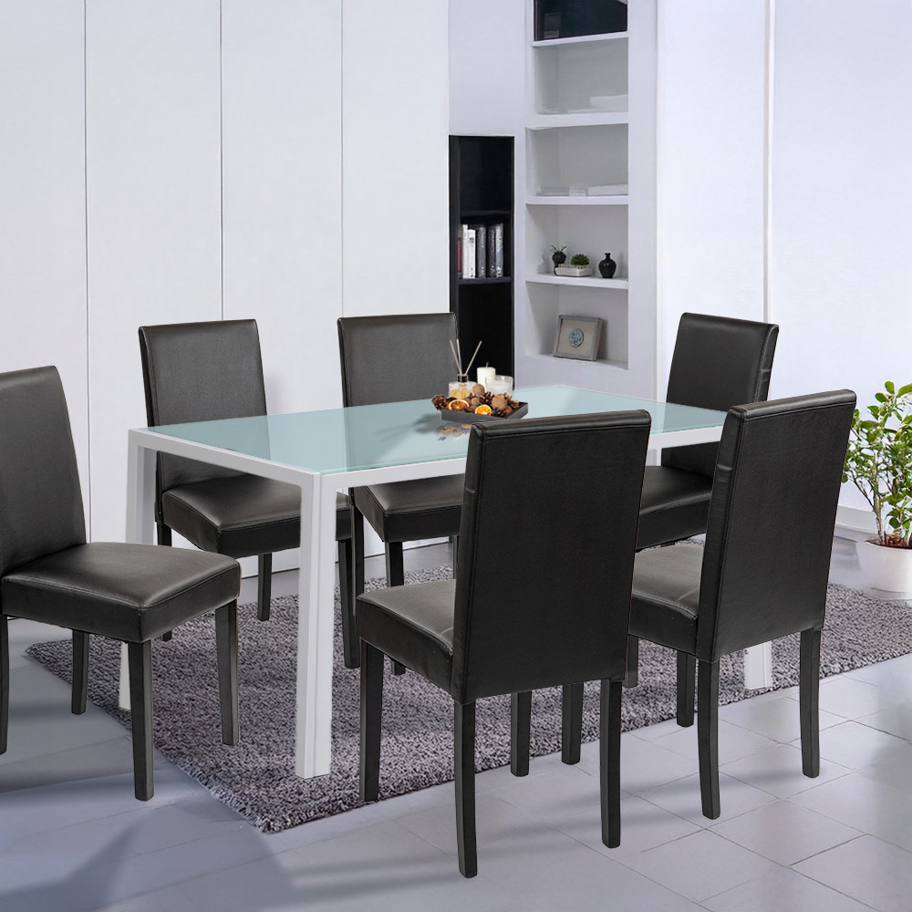 Leziter Set de masă Mira 6 1 alb-negru [1]