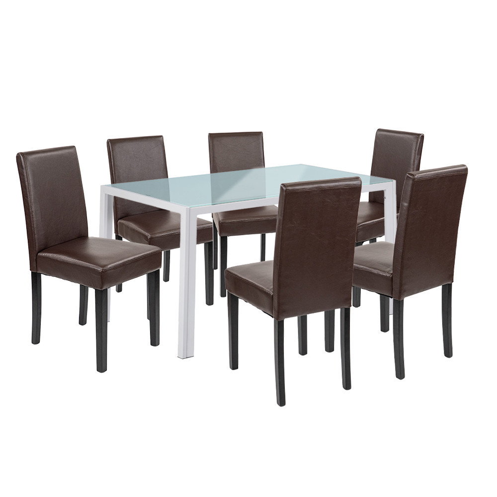 Set masă - Leziter Set de masă Mira 6 1 alb-maro