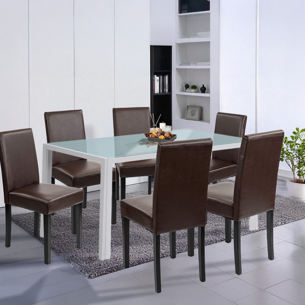 Leziter Set de masă Mira 6 1 alb-maro [1]