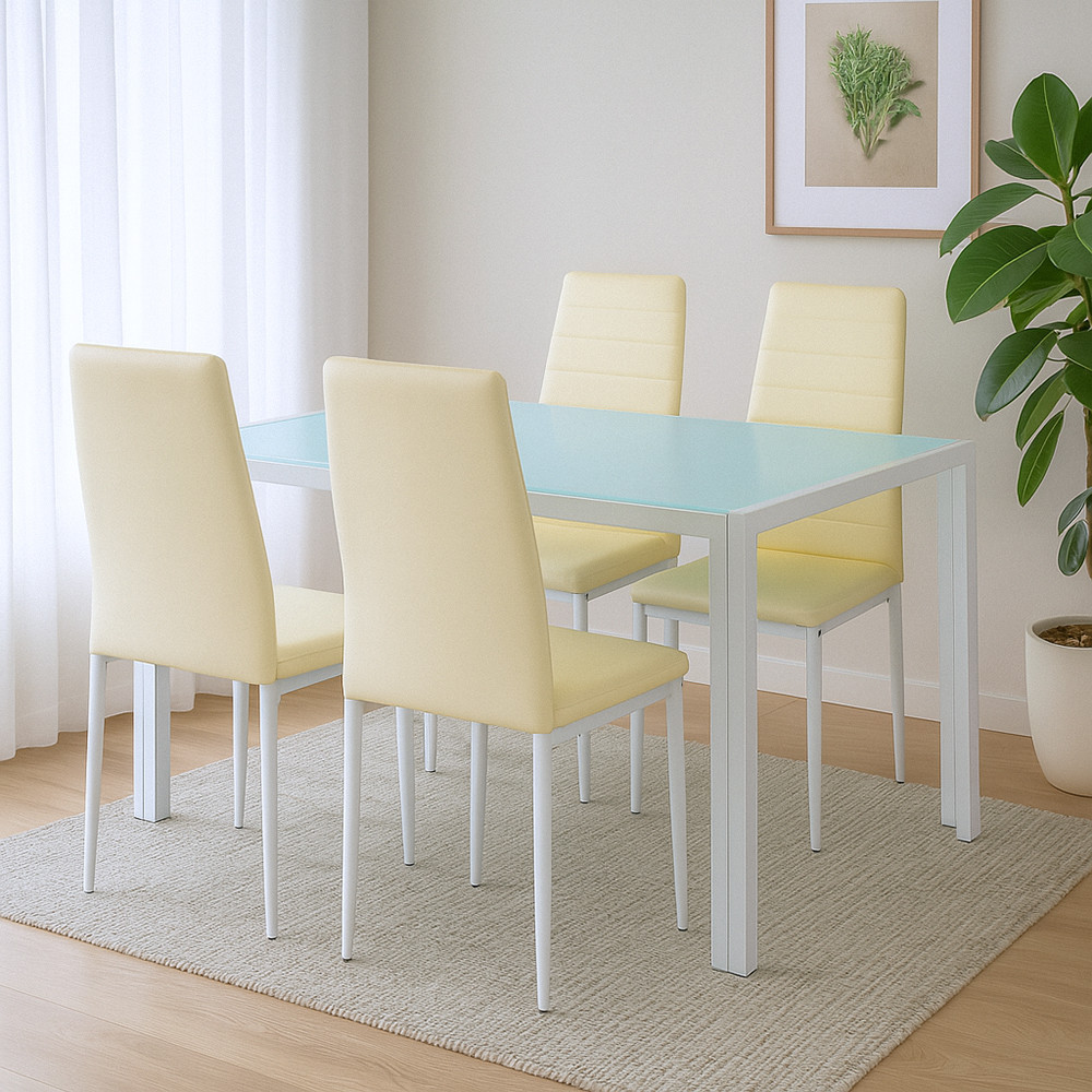 Leziter Liana 4+1 set de sufragerie bej [1]