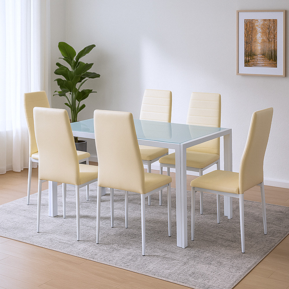 Leziter Liana 6+1 set de sufragerie bej [1]