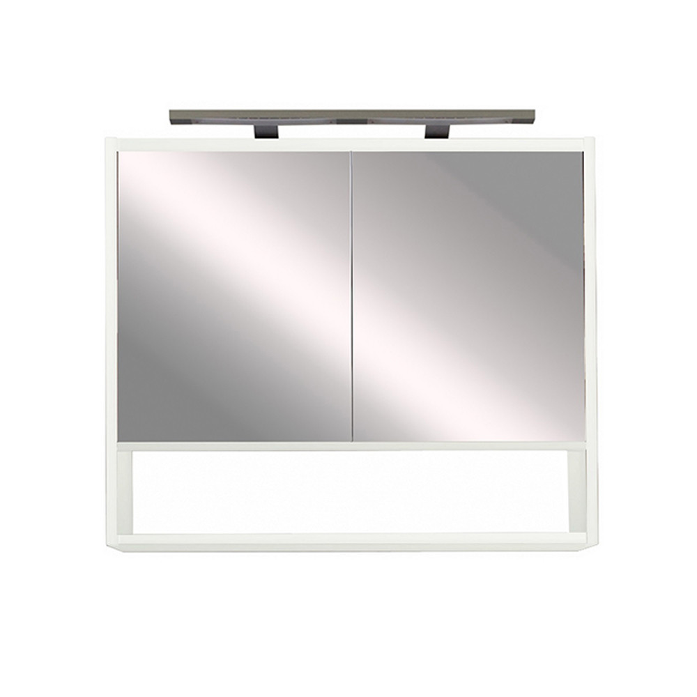 Leziter Dulap cu oglindă Luna 80, alb, superior [1]