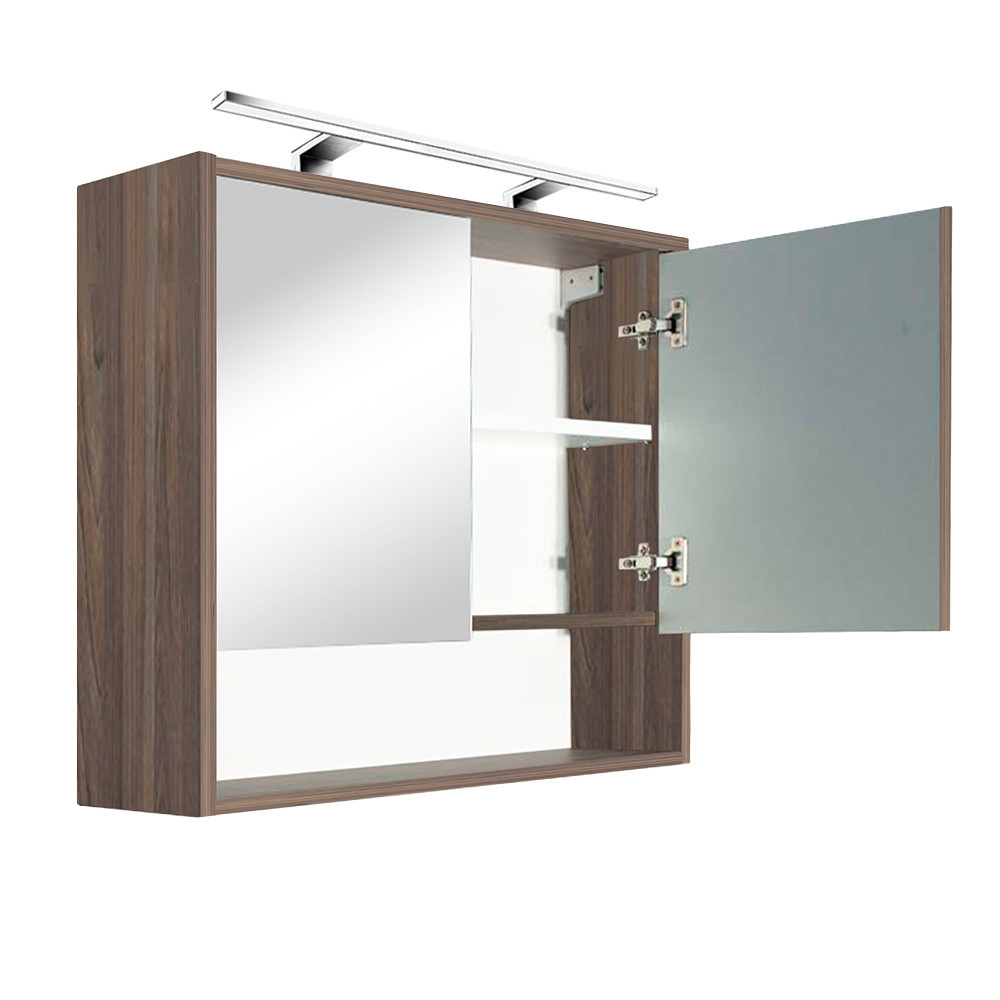 Leziter Dulap suspendat cu oglindă Luna 80, ulm Rauna [1]