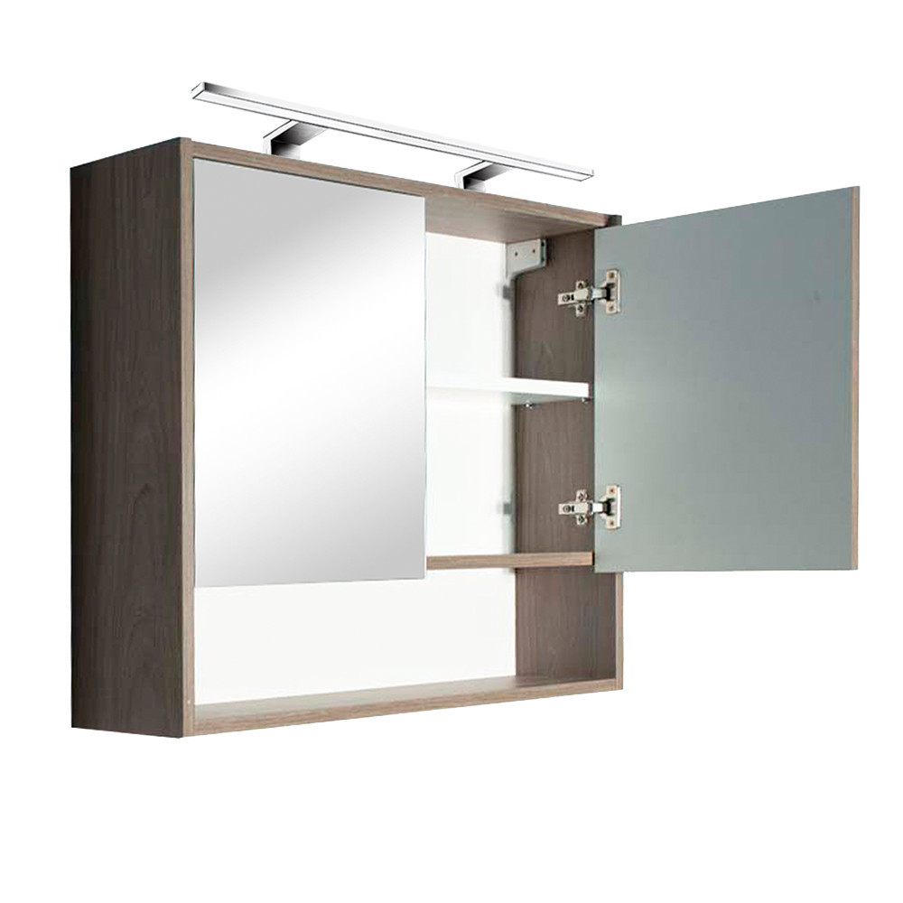 Leziter Dulap superior cu oglindă Luna 80, stejar Sonoma [1]