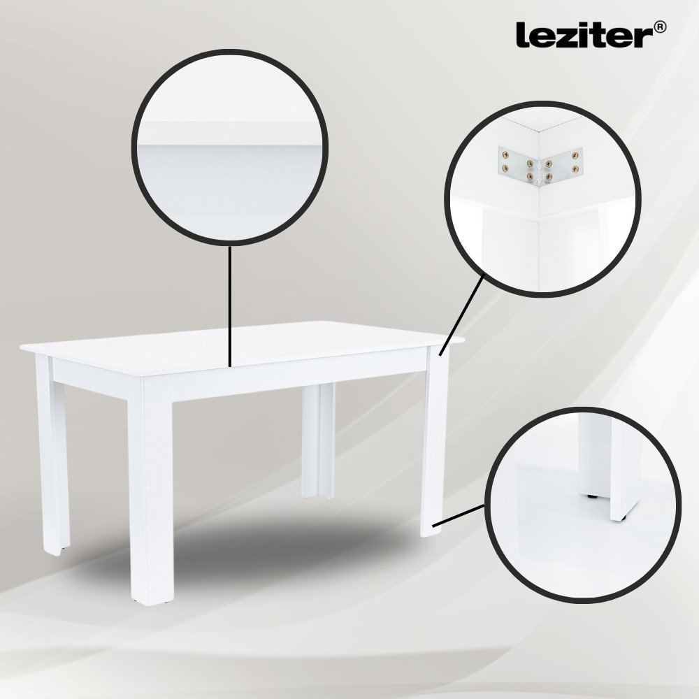 Leziter Set de masă Zara 4 1 gri-alb [4]