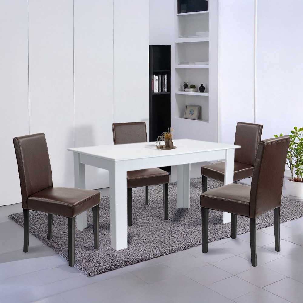 Leziter Set de masă Leon 4 1 alb-maro [1]