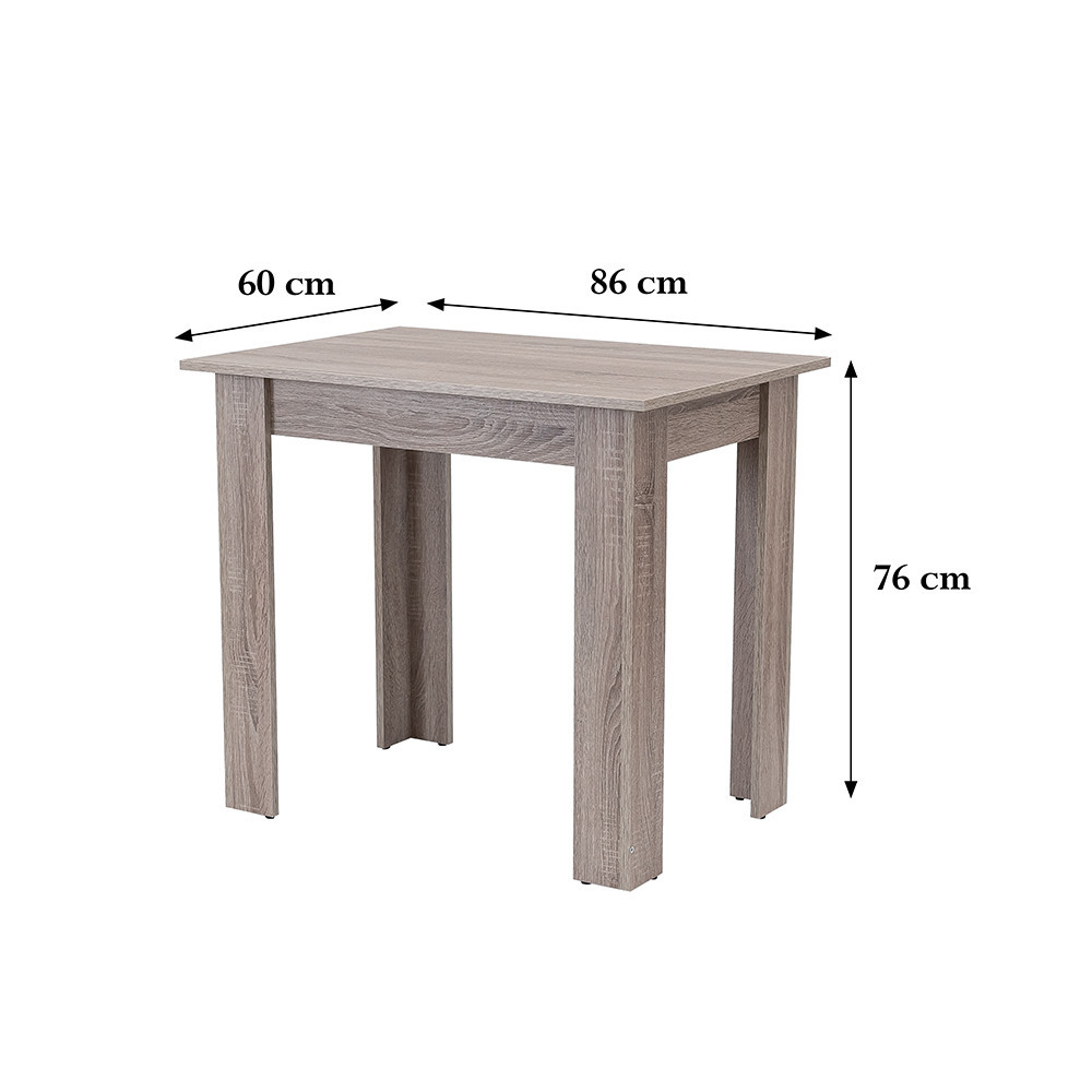 Leziter Masă de dining Yorki Standard 86x60 cm stejar yorki [3]