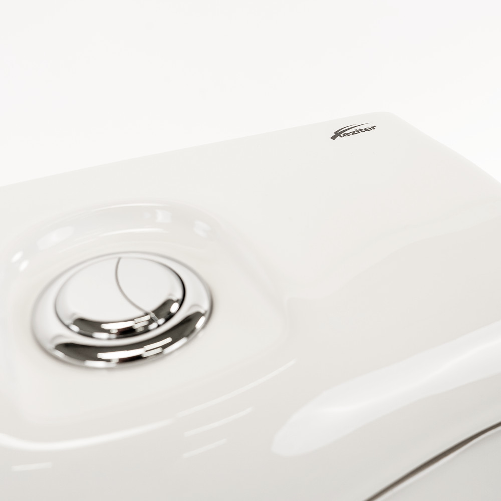 Leziter Vas de toaletă Coral Monobloc cu evacuare inferioară și capac cu închidere silențioasă [5]