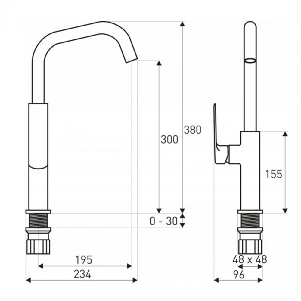Logé Baterie pentru chiuveta Maroko 15 grafit [1]