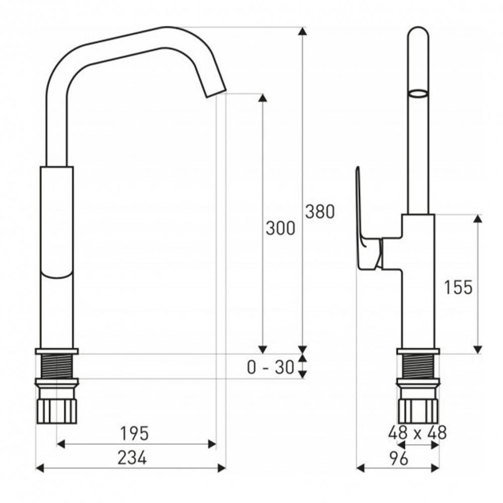 Logé Baterie chiuvetă Maroko 25 neagră [1]