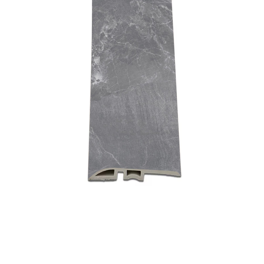 Construcții - Leziter Vinil SPC nivelare podea Fjord model marmură gri închis 2400x45x8 mm