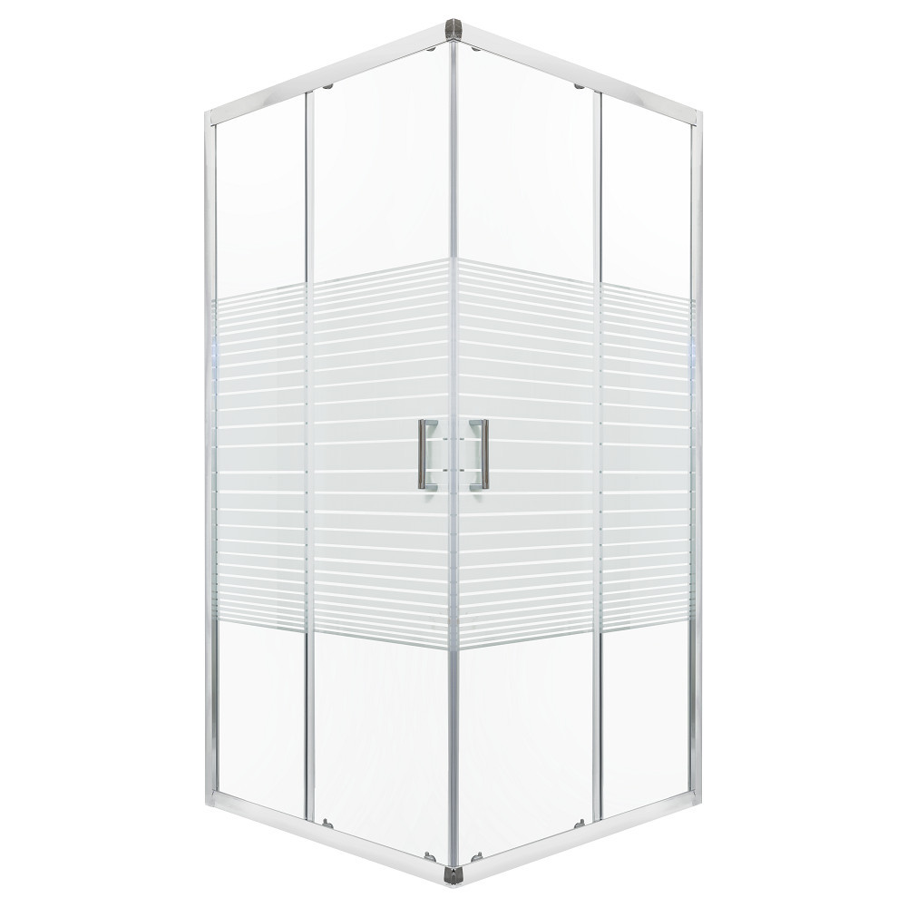 Cabină de duș pătrată / Cabină de duș dreptunghiulară - Kerra Cabină de duș pătrată Madera 90x90 cm fără cădiță