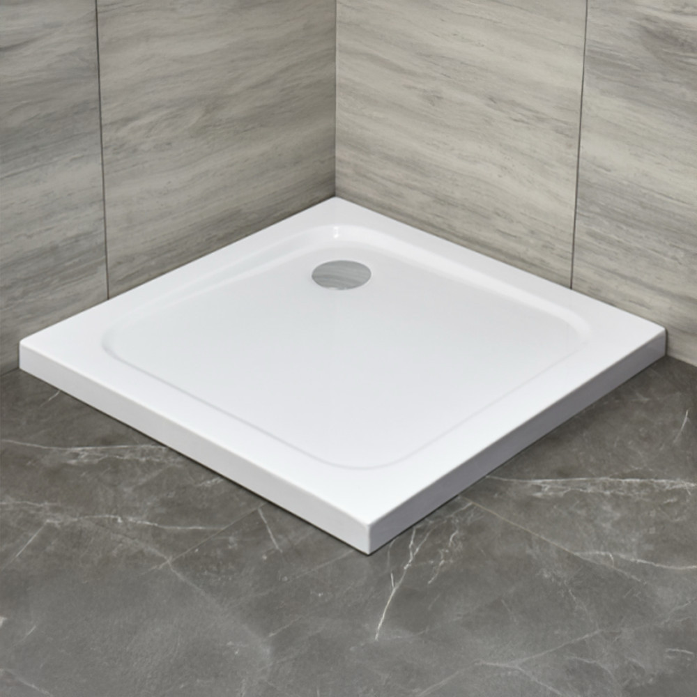 Leziter Modena Slim pătrat scăzut acrilic cabină de duș 100x100 cm [1]