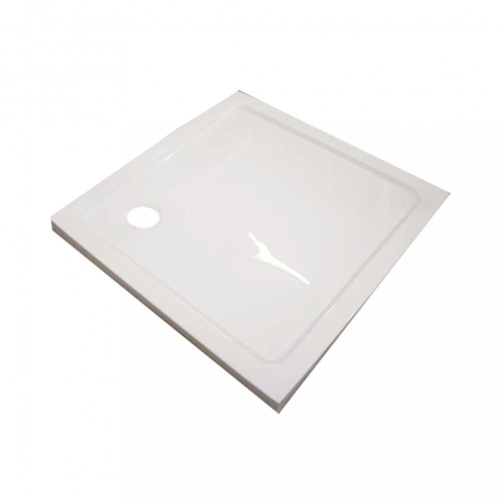 Leziter Cădiță de duș acrilică joasă pătrată Modena Slim 90x90 cm [3]