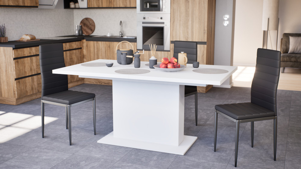 Leziter Scaun de masă Tino NOVA, negru [3]