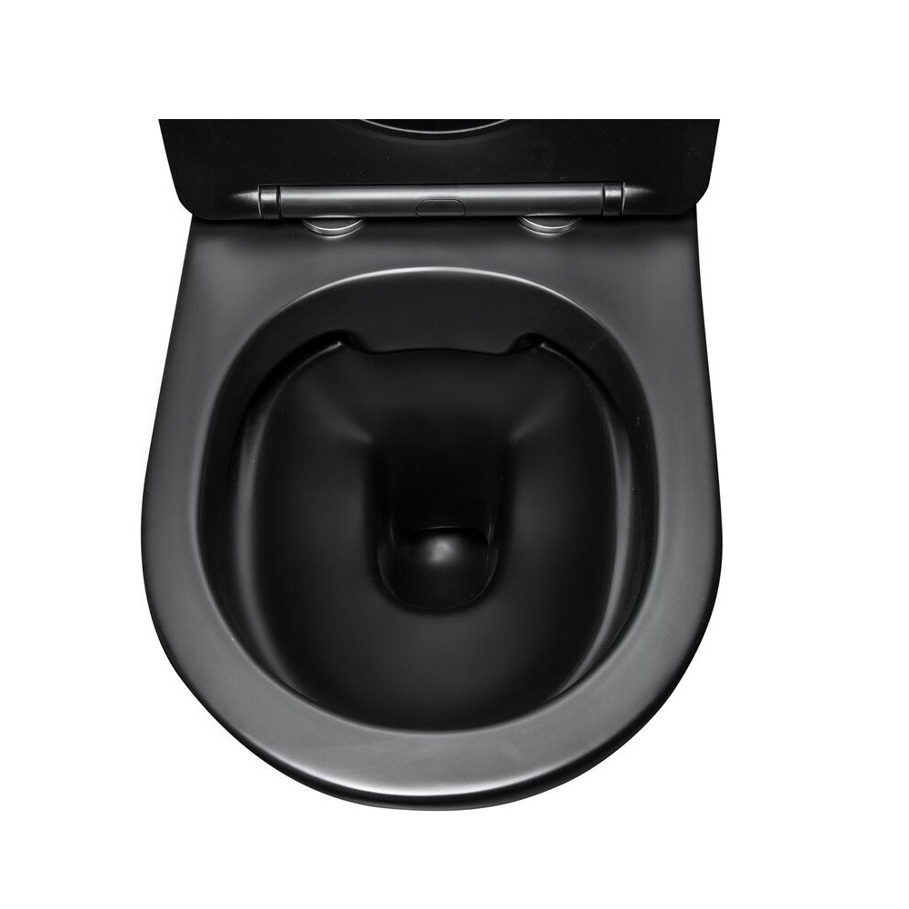 Kerra Toaletă fără ramă Milos BLM, montată pe perete [1]