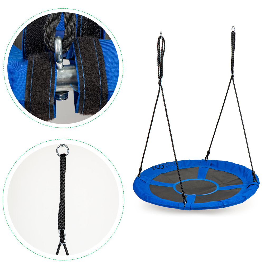 Homelux Cuib de grădină leagăn 100 cm albastru [8]