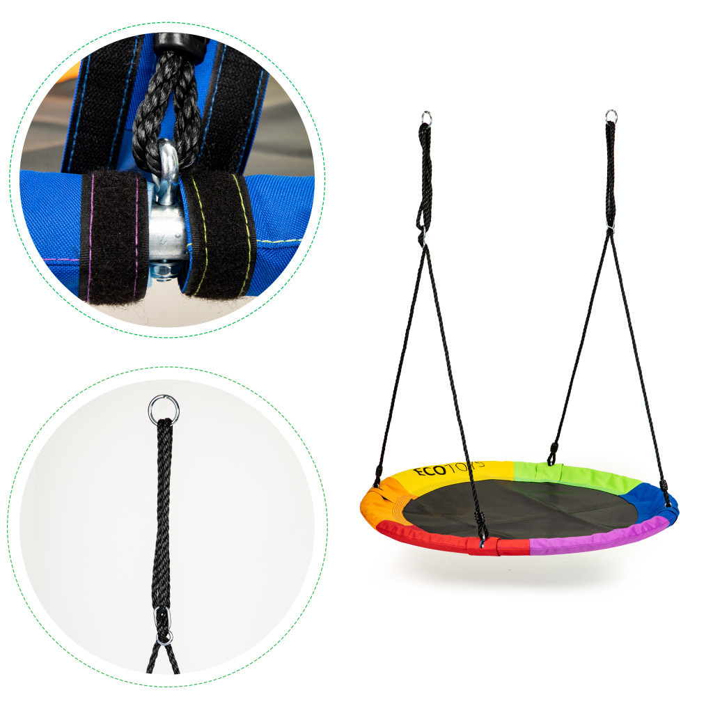 Homelux Cuib de grădină leagăn 100 cm multicolor [7]