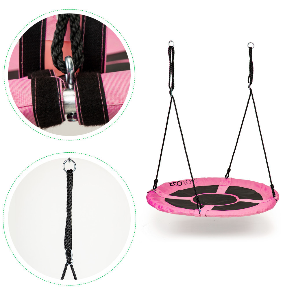 Homelux Cuib de grădină leagăn 100 cm roz [6]