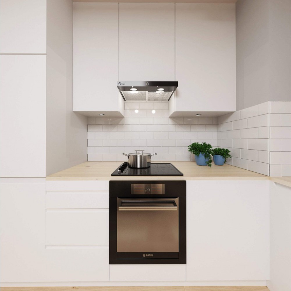 Focus Hotă de bucătărie încorporată MODO neagră 80 W [3]