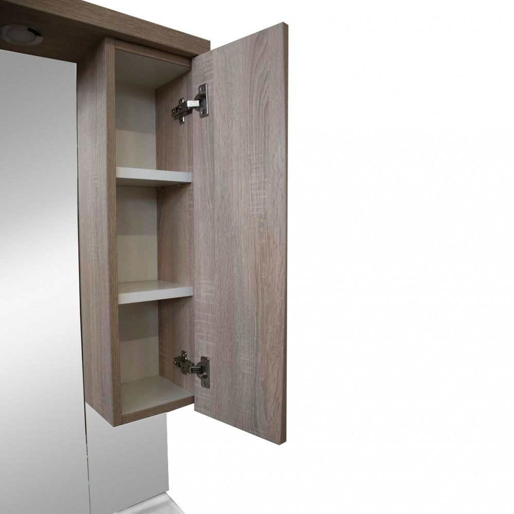 Leziter Dulap suspendat cu oglindă Nerva 85 cm, ulm Rauna [1]