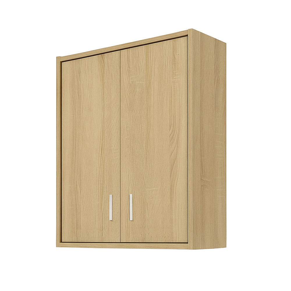 Dulap baie suspendat - Leziter Dulap suspendat Nerva 60 cu 2 uși, stejar Sonoma