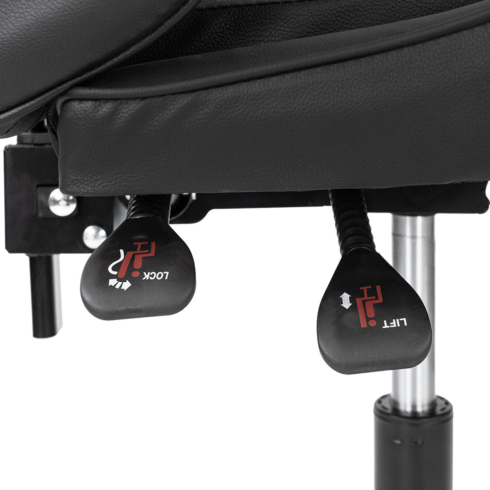 Leziter Raven gamer birou scaun pivotant negru [9]