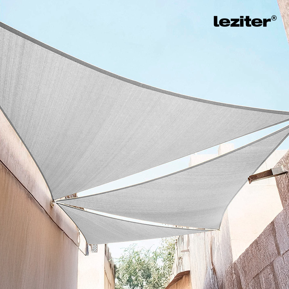 Leziter Rana soare naviga triunghiular 3x3x3 m gri [1]