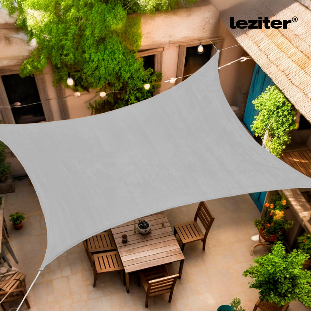Leziter Rana Sun sail dreptunghiular 3x4 m gri [1]