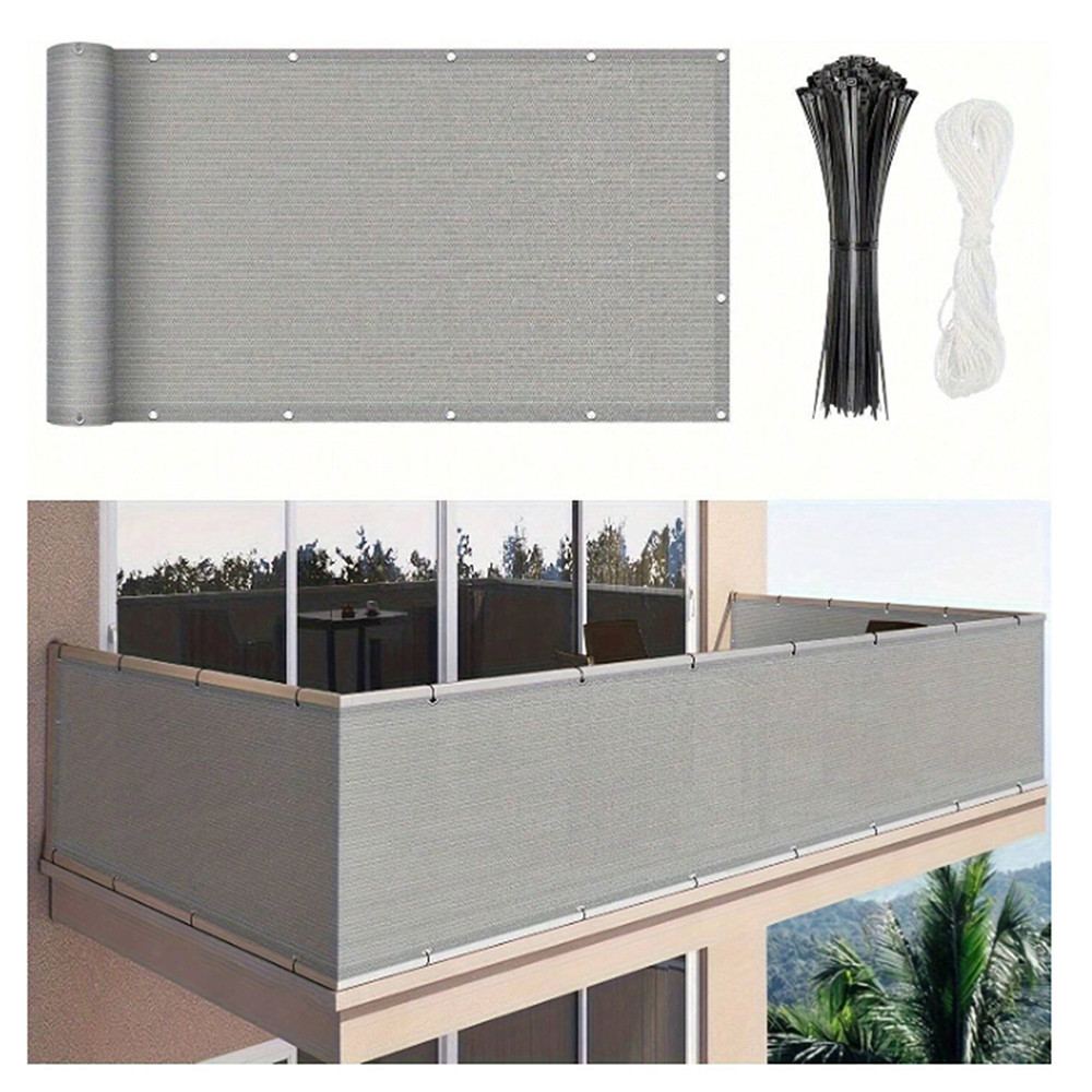 Ecranare - Leziter Balcon umbrire, ecran 7 m gri