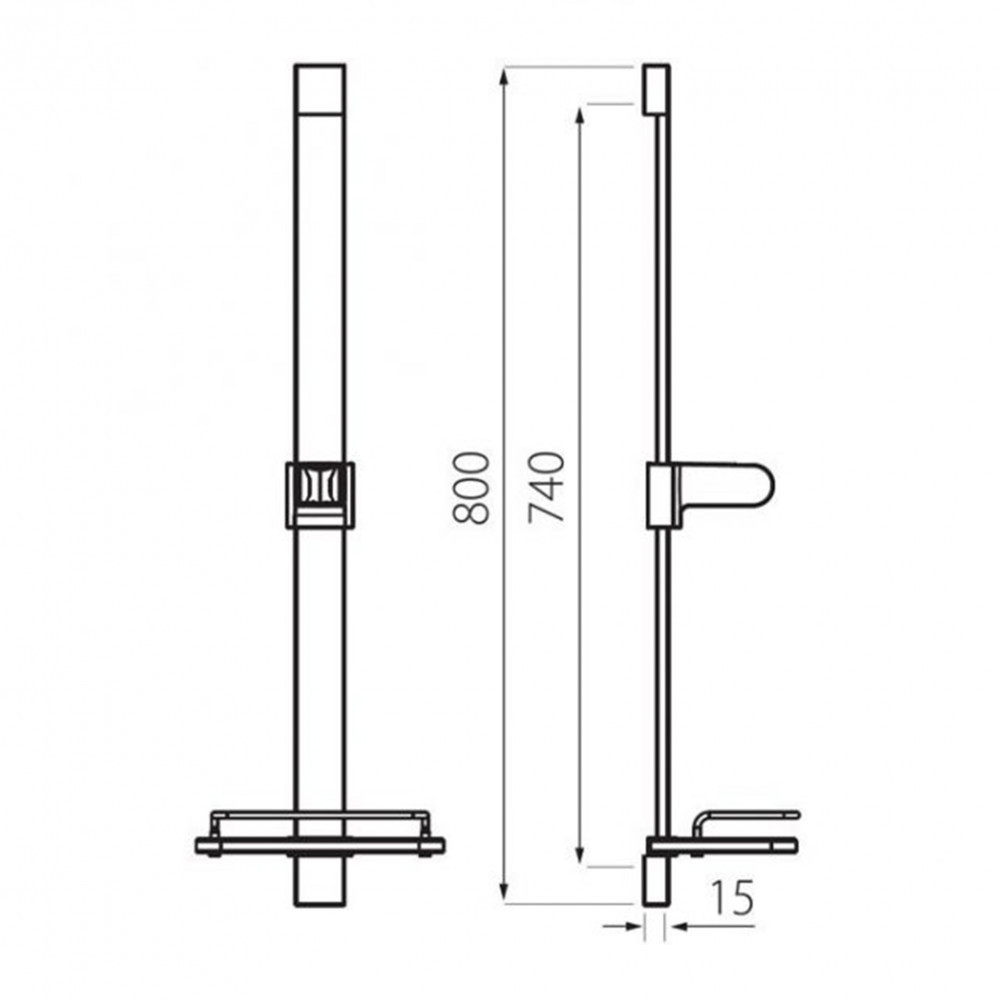 Ferro Set de duș Quadro cu 1 funcție [1]