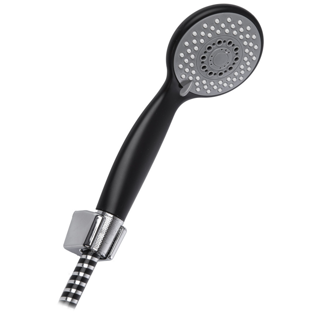 Set de duș, Panou de duș - Kerra Duș de mână NERO cu furtun