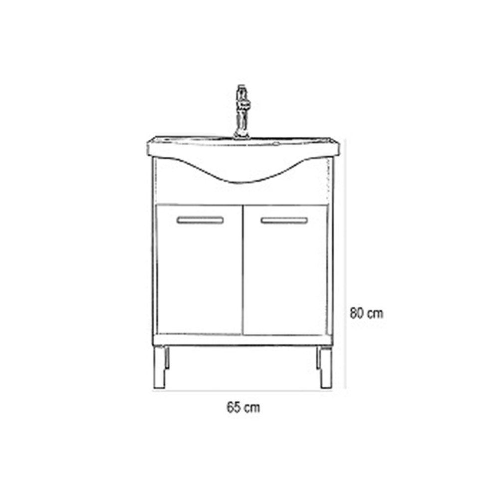 Leziter Set mobilier baie Nerva65 completă [1]