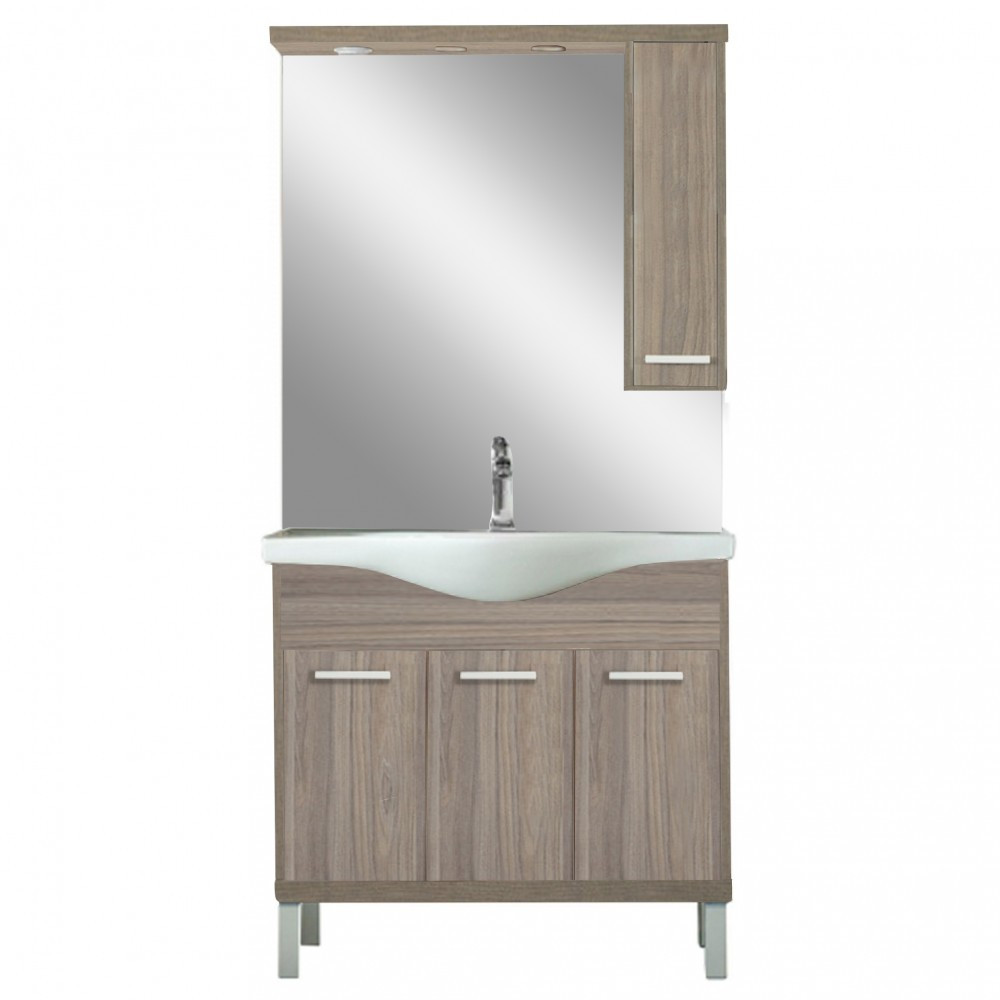 Set mobilier baie - Leziter Set mobilier baie Nerva 85 completă