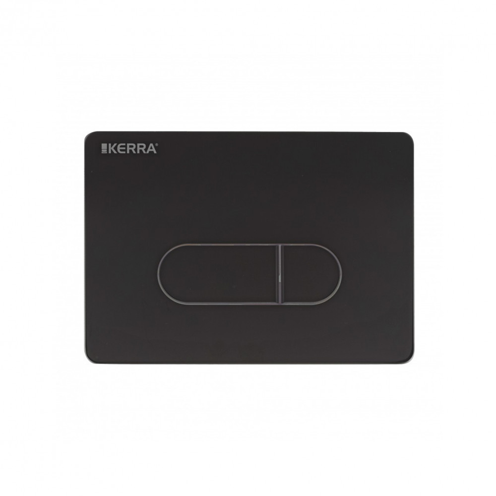 Clapă acționare toaletă - Kerra Capac de toaletă Pacific negru pentru setul K-50 Slim