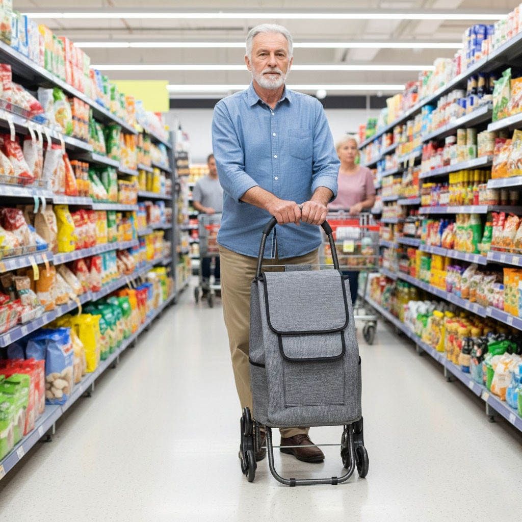 Homelux Geantă de cumpărături cu roți 33 litri, triciclu [1]