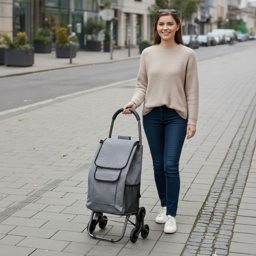 Homelux Geantă de cumpărături cu roți 33 litri, triciclu [2]