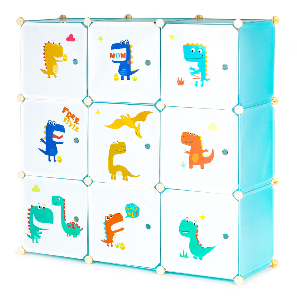 Homelux Dulap de depozitare jucării cu dinozaur 109x37x109 cm [3]